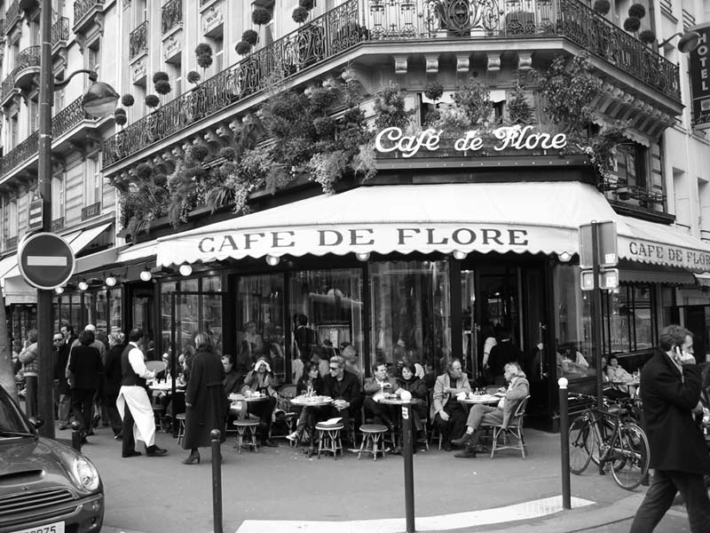První evropská kavárna Cafe de Flore